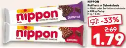 Kaufland NIPPON Puffreis in Schokolade Angebot