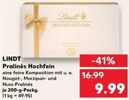 Kaufland LINDT Pralinés Hochfein Angebot