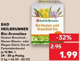 Kaufland BAD HEILBRUNNER Bio-Arzneitee Angebot