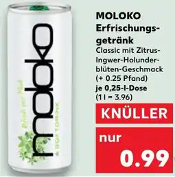 Kaufland MOLOKO Erfrischungsgetränk Angebot