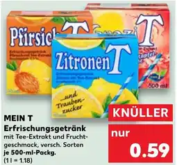 Kaufland MEIN T Erfrischungsgetränk Angebot