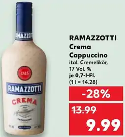 Kaufland RAMAZZOTTI Crema Cappuccino Angebot