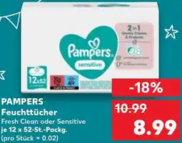 Kaufland PAMPERS Feuchttücher Angebot