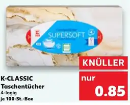 Kaufland K-CLASSIC Taschentücher Angebot