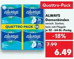 Kaufland ALWAYS Damenbinden Angebot