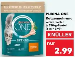 Kaufland PURINA ONE Katzennahrung Angebot