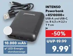 Kaufland INTENSO Powerbank XS10000 Angebot