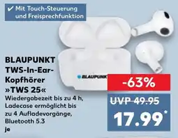 Kaufland BLAUPUNKT TWS-In-Ear- Kopfhörer TWS 25 Angebot