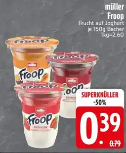 Edeka müller Froop Frucht auf Joghurt Angebot