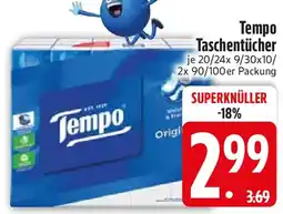 Edeka Tempo Taschentücher Angebot