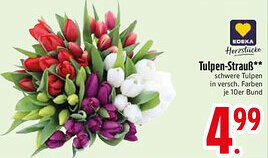 Edeka EDEKA Herzstücke Tulpen-Strauß Angebot