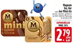 Edeka Magnum 3er, 4er oder 6er Minis Eis Angebot
