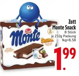 Edeka Zott Monte Snack Angebot