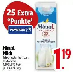 Edeka MinusL Milch Angebot