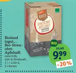 tegut Bioland tegut... bio-streuobst-apfelsaft Angebot