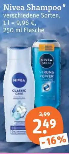 tegut Nivea shampoo Angebot