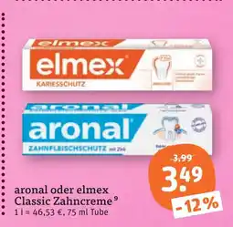 tegut Elmex classic zahncreme Angebot