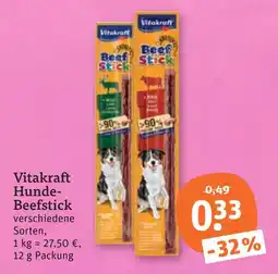 tegut Vitakraft hunde-beefstick Angebot