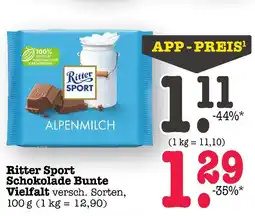 E-Center Ritter sport schokolade bunte vielfalt Angebot