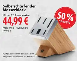 E-Center Selbstschärfender messerblock Angebot
