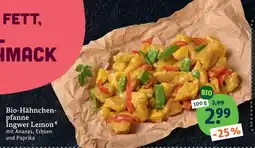 tegut Bio-hähnchenpfanne ingwer lemon Angebot