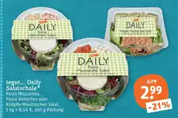 tegut Tegut... daily salatschale pasta mozzarella Angebot