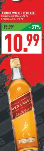 Marktkauf Johnnie walker red label Angebot