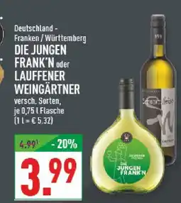 Marktkauf Die jungen frank'n oder lauffener weingärtner Angebot