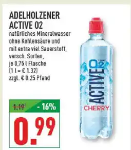 Marktkauf Adelholzener active o2 cherry Angebot