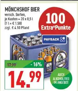 Marktkauf Mönchshof bier Angebot