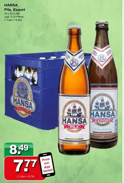 Getränkeparadies Gefromm Hansa pils Angebot