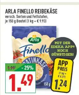 Marktkauf Arla finello reibekäse Angebot