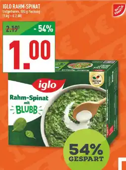 Marktkauf Iglo rahm-spinat Angebot