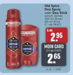 Combi Old spice deo spray Angebot