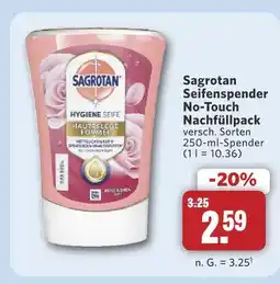Combi Sagrotan seifenspender no-touch nachfüllpack Angebot
