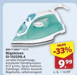 Combi Emerio bügeleisen si-110298.4 Angebot