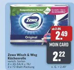 Combi Zewa wisch & weg küchenrolle Angebot