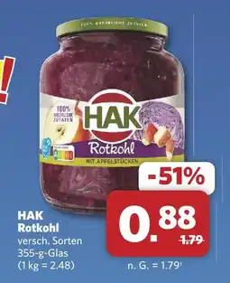 Combi Hak rotkohl Angebot