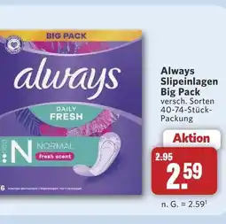 Combi Always slipeinlagen big pack Angebot