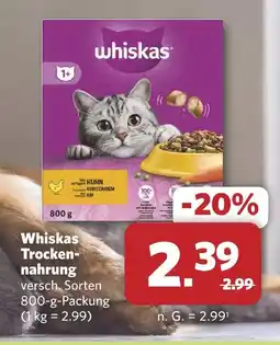 Combi Whiskas trocken­nahrung Angebot