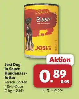 Combi Josi dog in sauce hundenassfutter Angebot