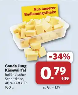 Combi Gouda jung käsewürfel Angebot