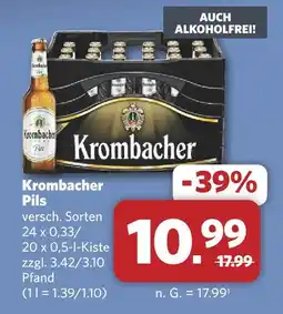 Combi Krombacher pils Angebot