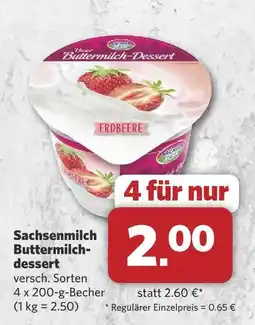 Combi Sachsenmilch buttermilch-dessert erdbeere Angebot