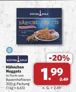 Combi Küsten gold hähnchen nuggets Angebot