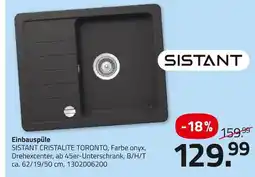 ROLLER Sistant einbauspüle Angebot