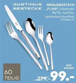 porta Justinus bestecke menuebesteck 'flair' Angebot