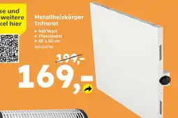 Globus Baumarkt Metallheizkörper infrarot Angebot