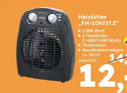 Globus Baumarkt Heizlüfter fh-106737.2 Angebot