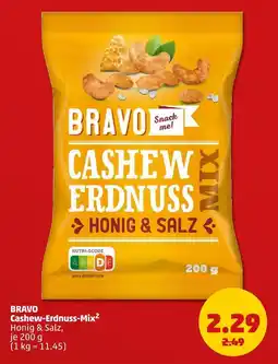 PENNY Bravo cashew-erdnuss-mix honig & salz Angebot